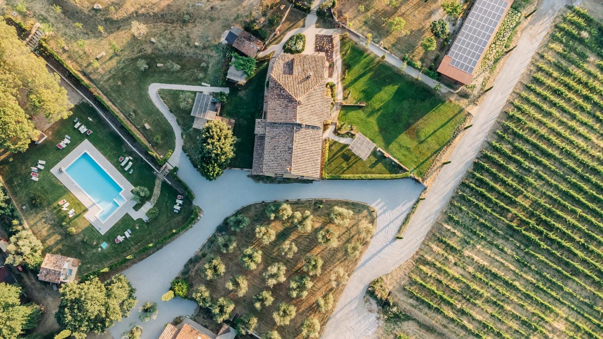 Вилла Borgo Siliano - Antico Podere Siliano Читта-делла-Пьеве Экстерьер фото