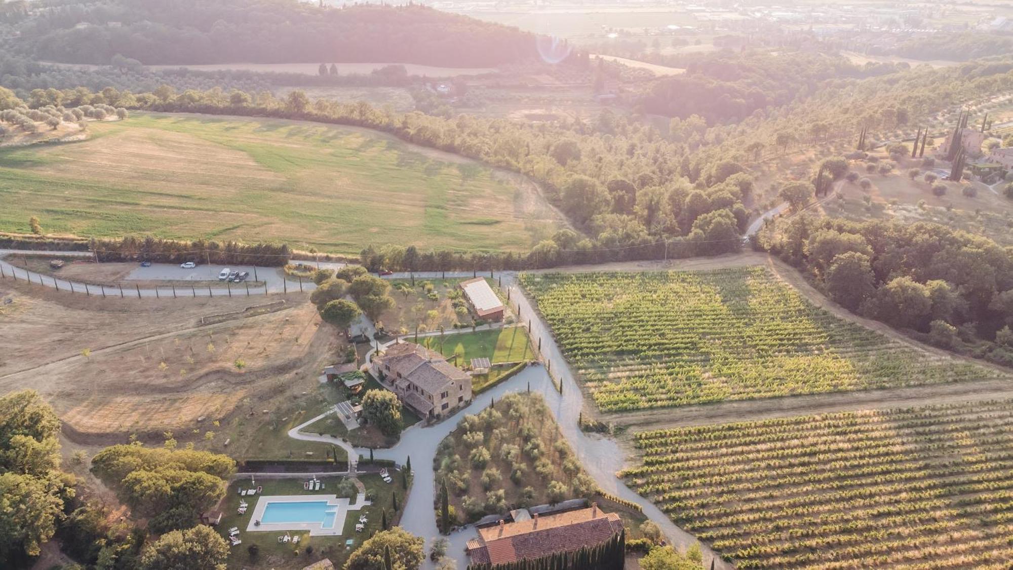 Вилла Borgo Siliano - Antico Podere Siliano Читта-делла-Пьеве Экстерьер фото